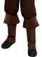 Brown Pirate Boot Covers for Kids