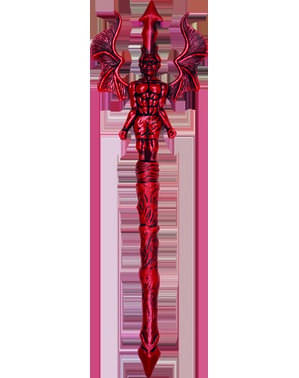 Tridente de demonio maligno