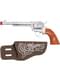 Lääne cowboy revolver koos nööpnõelaga