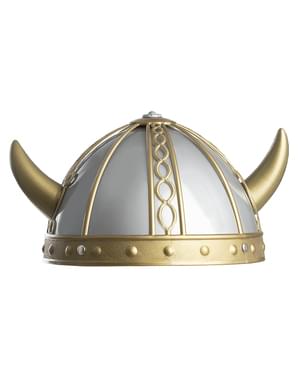 Casco de vikingo luchador para niños