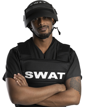 SWAT pořádková helma pro dospělé