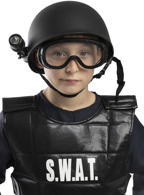 Chaleco antibalas de Policía SWAT infantil
