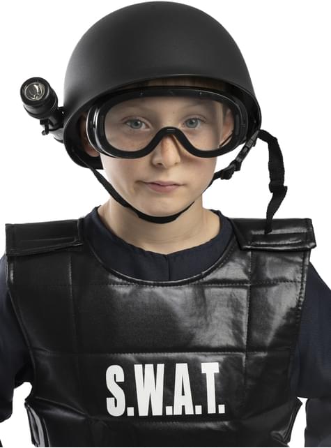 Casque SWAT enfant. Livraison 24h