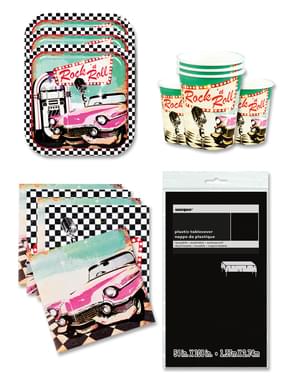 Decorațiune pentru petrecerea anilor '50 12 persoane