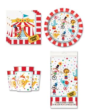 Circus Party Decorations for 8 People