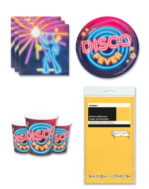 Disco Feestdecoraties voor 6 personen