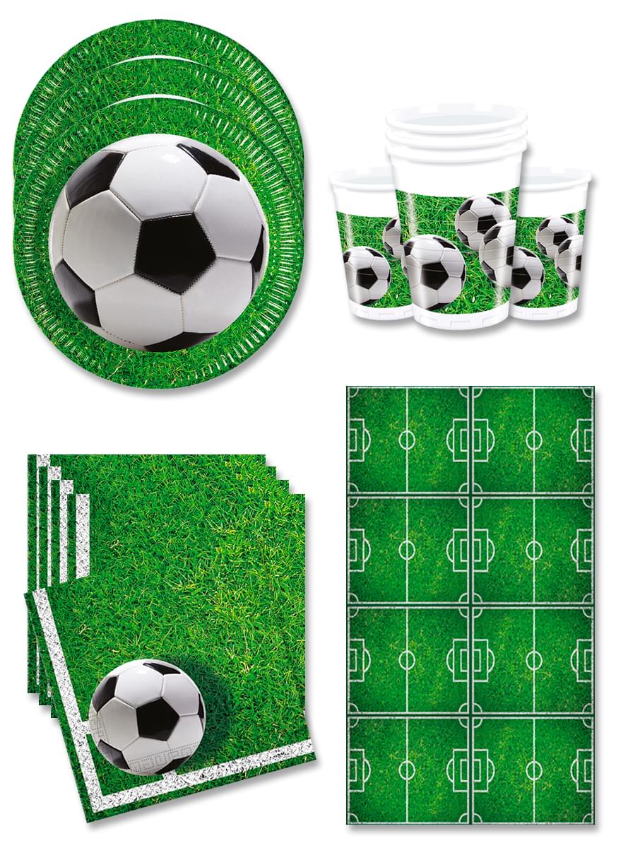 Ozdoby na futbalovú párty pre 16 osôb