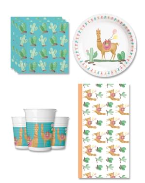 Decoración fiesta Llama 8 personas