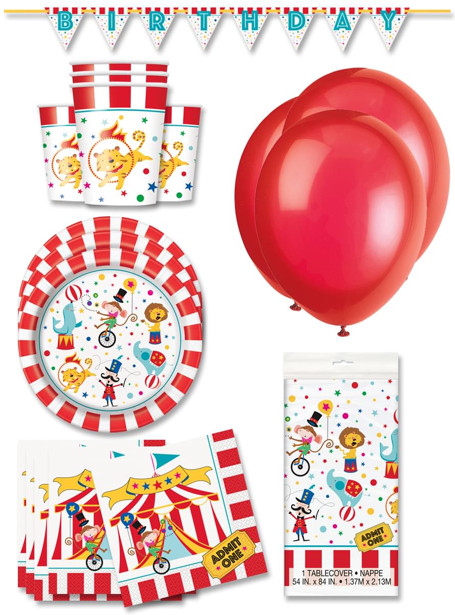 Decoração festa premium Circo 16 pessoas