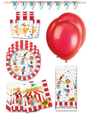 Premium Circus Party Decorations for 16 People