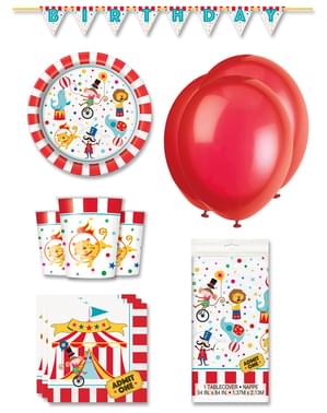 Premium Circus Party Decorations for 8 People