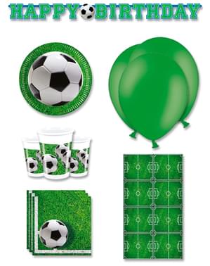 Premium Football Party Decorations for 8 People