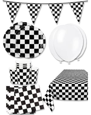 Premium Formula 1 Driver Party Decorations for 16 People