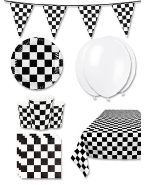 Premium Formula 1 Driver Party Decorations for 8 People
