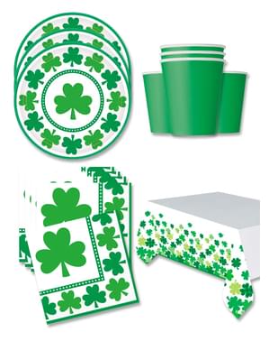 Pyhän Patrickin päivän juhlakoristeet 16 hengelle