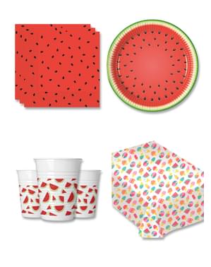 Watermelon Party Decorations for 8 People