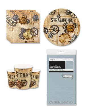 Steampunk dekorácie na párty pre 6 osôb