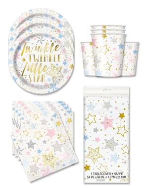 Decorazioni Festa Stelle 16 persone - Twinkle Little Star