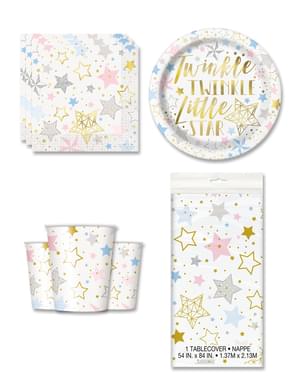 Decorațiune petrecere stele 8 persoane - Twinkle Little Star