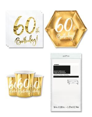 Decorațiune petrecere aniversară 60 de ani 16 persoane