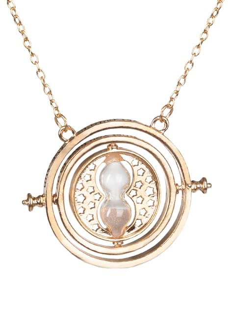 Harry Potter Hermione Time Turner Necklace Hourglass Pendant - OddBits