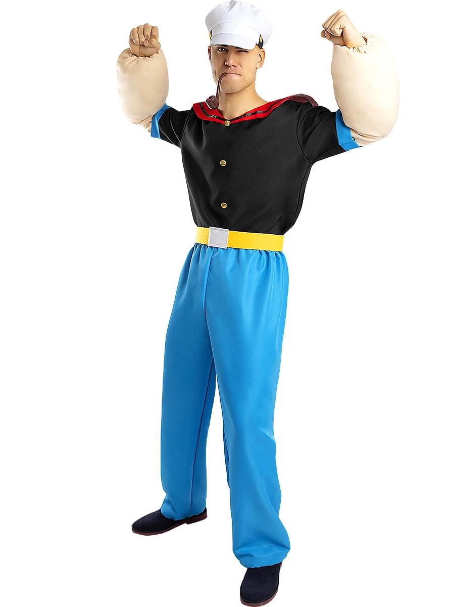 Popeye búningur fyrir fullorðna - Stærð stór
