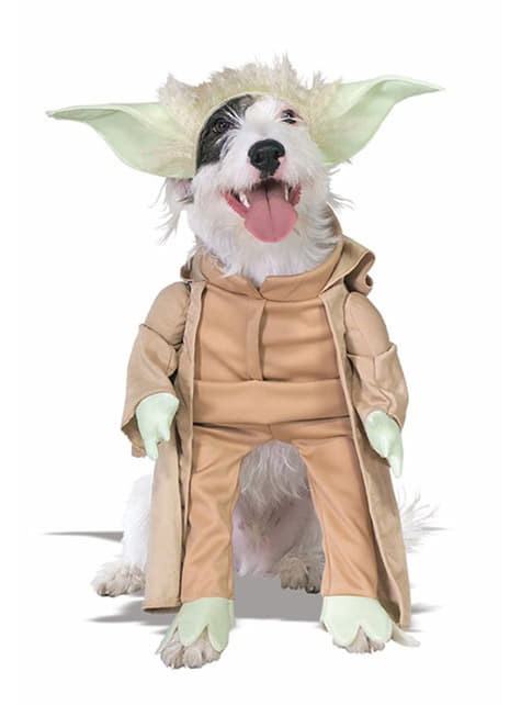 Yoda kostuum voor honden