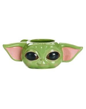 Caneca 3D Baby Yoda The Mandalorian - Star Wars