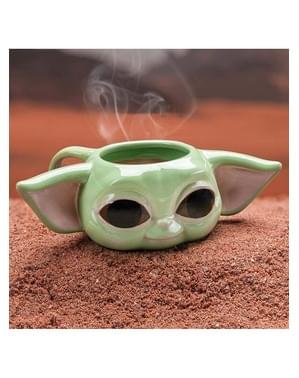Caneca 3D Baby Yoda The Mandalorian - Star Wars