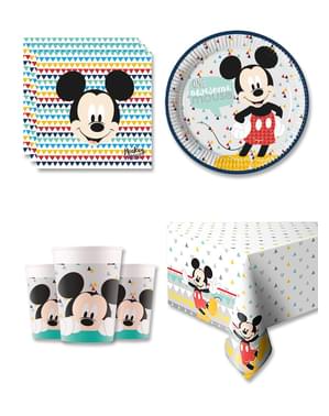 Decorazioni compleanno Topolino 16 persone - Mickey Awesome