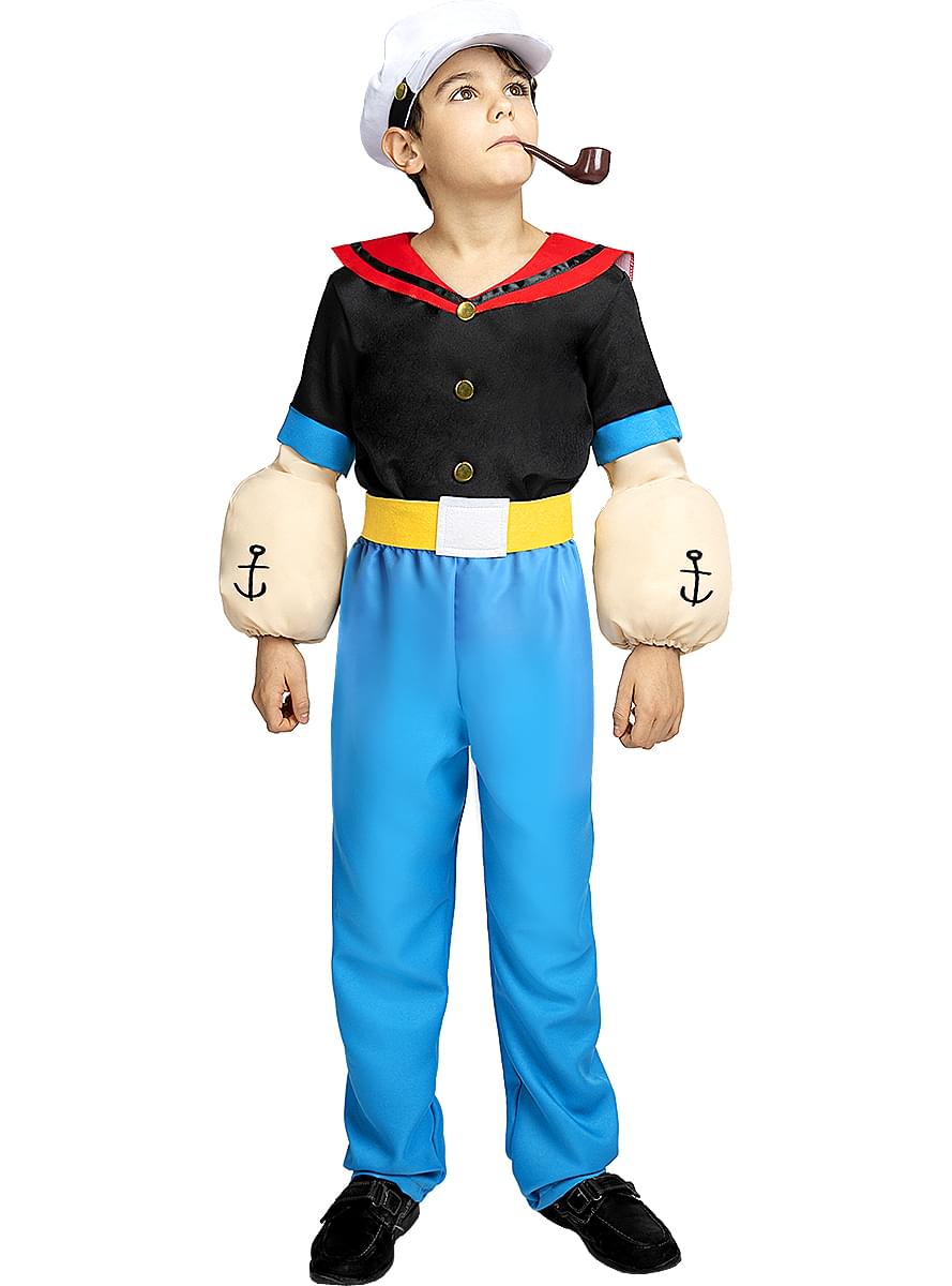 Popeye Costume for Boys. 24hr Delivery Funidelia