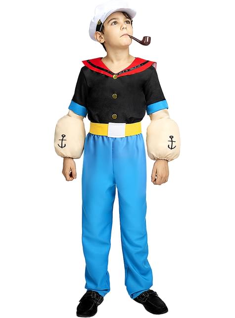 Popeye Costume for Boys. 24hr Delivery | Funidelia