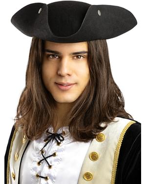 Sombrero de pirata negro