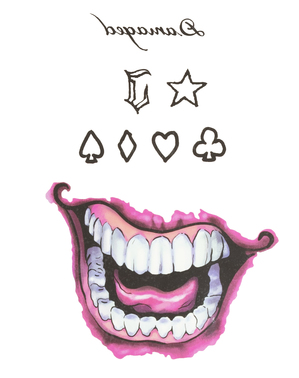 Tatuaje Joker - Suicide Squad