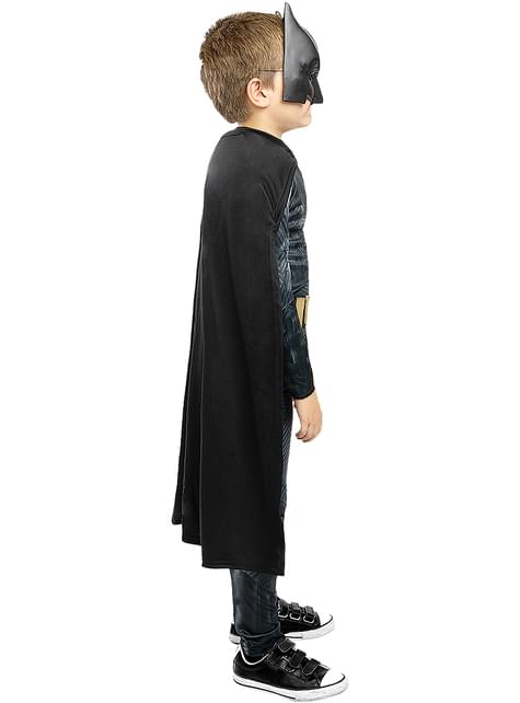 Costume Carnevale Halloween Ragazzo Bambino Justice League Batman Tg 5-8  anni