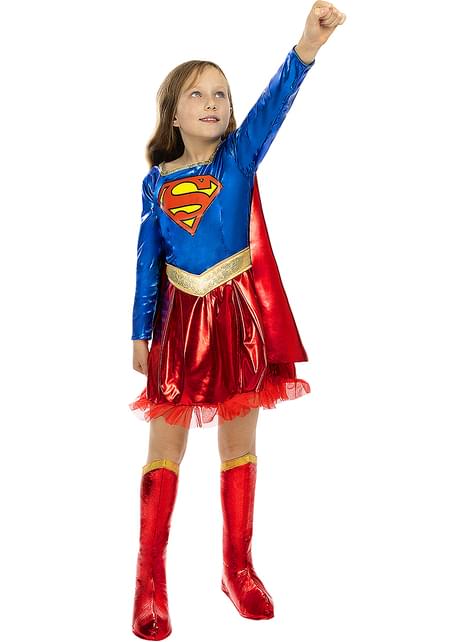 Déguisement de Supergirl pour Fille - DC SuperHero Girls™ - Taille 7/8 ans  - Jour de Fête - Films & séries - Thèmes