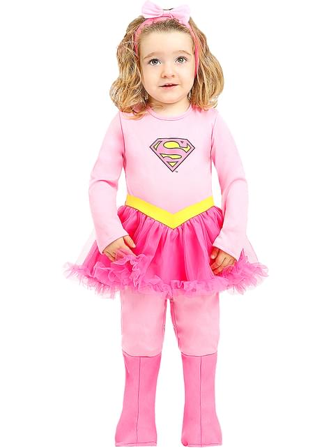 tristeza Contestar el teléfono distorsión Disfraz de Supergirl para bebé. Have Fun! | Funidelia