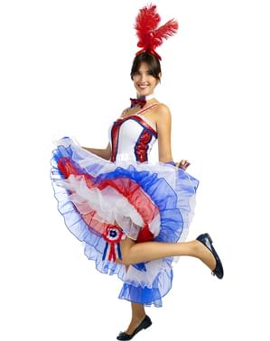 Costume Carnevale Burlesque Ballerina Can Can