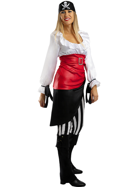 Piratin Abenteuerin Kostüm für Damen