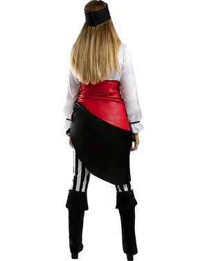 Pustolovski piratski kostum za ženske – večja velikost