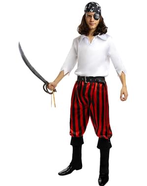 Fantasia Masculina de Pirata Valores Várzea do Palácio - Fantasia Masculina  Halloween - EUREKA