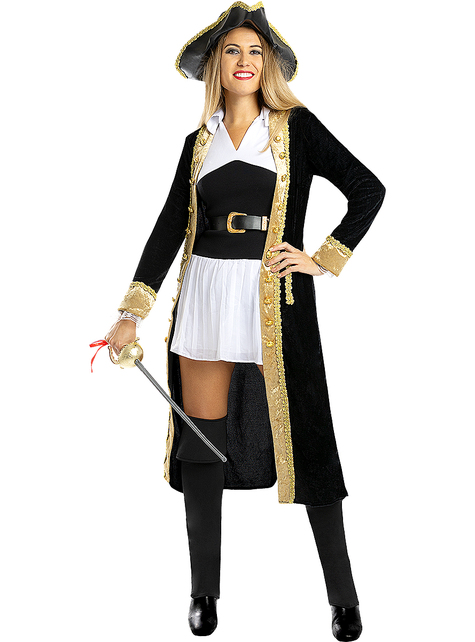 Deluxe Pirate Costume for Women Plus Size - Colonial Collection