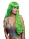 Parrucca verde da sirena favolosa per donna