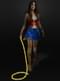 Lasso de Wonder Woman lumineux