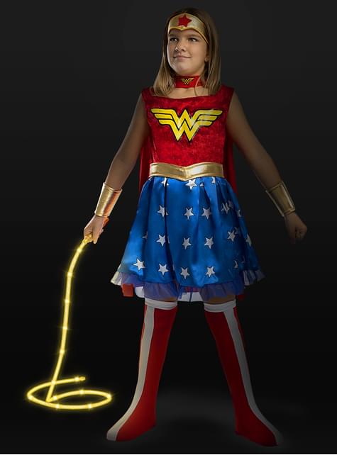 Coffret Déguisement Wonder Woman™ 1984 avec lasso lumineux - Fille
