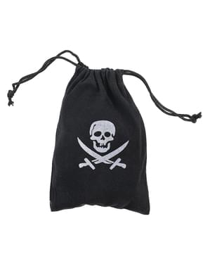 Sac de pirate avec pièces