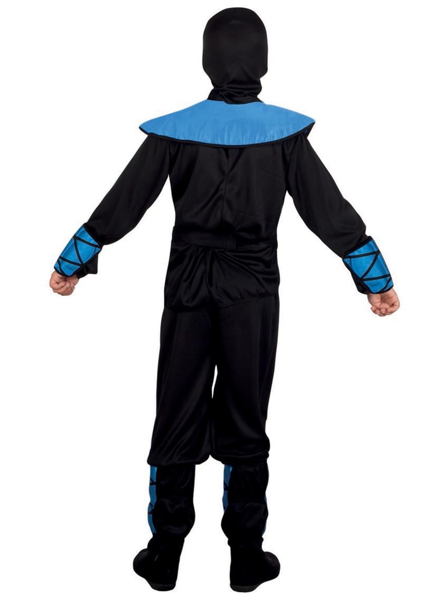 Costume Da Ninja Blu Per Bambino Consegna Express Funidelia