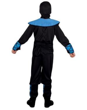 Costum de ninja albastru pentru copii