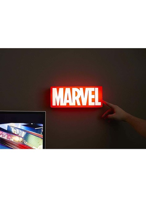 Lámpara Marvel logo 
