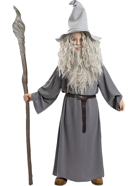 Fejlfri Ægte afhængige Gandalf Kostume til Drenge - Ringenes herre. Express levering | Funidelia